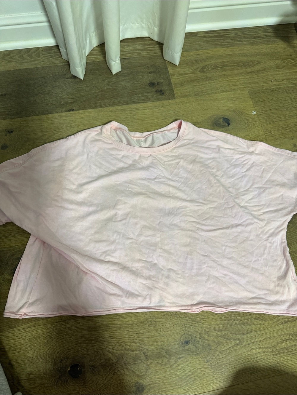 Women's Lightweight Cropped Tee - Soft Pink